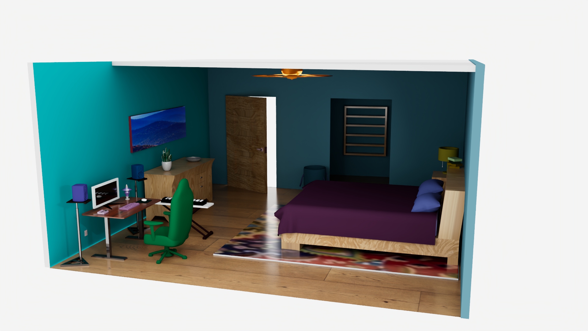 3D Maya Scene Project